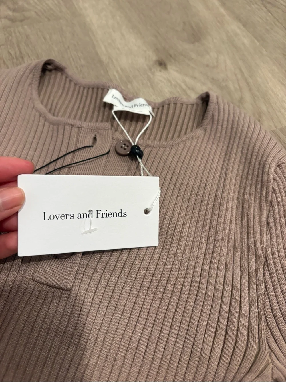 Lovers + Friends Larisa Henley in Mushroom Top